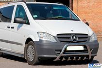 Mercedes Viano 2004–2014 Frontbåge WT003/004 (rostfritt stål) 60 mm, utan text foto 2