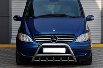 Mercedes Viano 2004–2014 Frontbåge WT003/004 (rostfritt stål) 60 mm, utan text foto 6