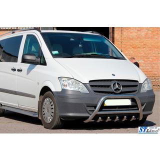 Frontbåge WT003/004 (rostfritt stål) Mercedes Viano 2004–2014 foto 2