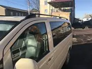 Mercedes Viano 2004–2014 Svarta takrails Skyport (massiv metall) foto 25