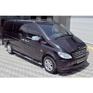 Sidorör BB002 (2 st, rostfritt) Mercedes Viano 2004–2014 foto 1