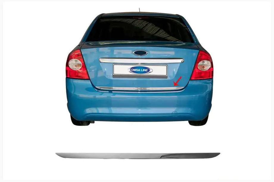 Ford Focus II 2008–2011 Bagageluckekantlist (Sedan, rostfritt stål) Foto 1