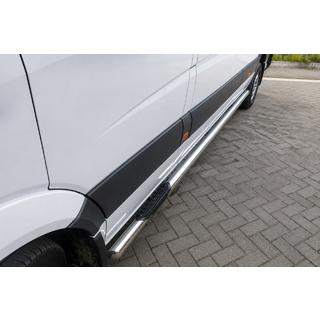 Sidorör (2 st, rostfritt) Mercedes Sprinter W906 2006–2018 foto 1