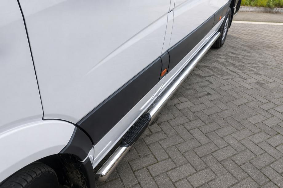 Mercedes Sprinter W906 2006–2018 Sidorör (2 st, rostfritt) Ø60, mellanhjulbas Image