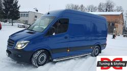 Mercedes Sprinter W906 2006–2018 Sidosteg Premium (2 st, rostfritt) foto 4