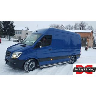 Sidosteg Premium (2 st, rostfritt) Mercedes Sprinter W906 2006–2018 foto 4