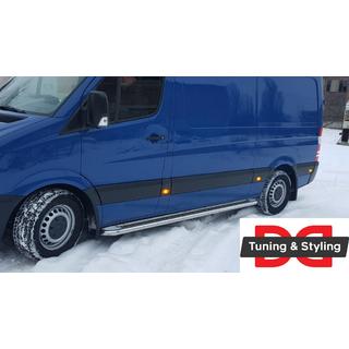 Sidosteg Premium (2 st, rostfritt) Mercedes Sprinter W906 2006–2018 foto 3