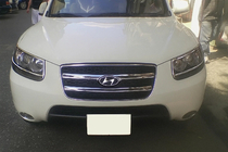 Hyundai Santa Fe 2 2006–2012 Grillister i rostfritt stål (2006-2010, 2 st, rostfritt) foto 3