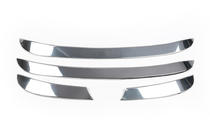 Hyundai Santa Fe 2 2006–2012 Kromlister till grillen (2010-2012, 4 st, rostfritt stål) foto 3