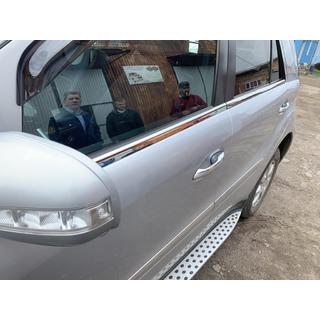 Yttre fönsterlister (4 st, rostfritt stål) Mercedes ML W164 2005–2011 foto 2