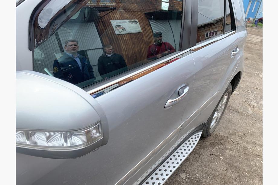 Mercedes ML W164 2005–2011 Yttre fönsterlister (4 st, rostfritt stål) OmsaLine – italienskt rostfritt stål Foto 2