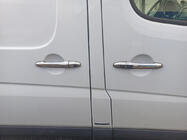 Volkswagen Crafter 2006–2016 Dörrhandtagskåpor (4 st, rostfritt stål) Carmos – turkiskt rostfritt stål foto 4