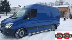 Volkswagen Crafter 2006–2016 Sidosteg Premium (2 st, rostfritt) foto 3