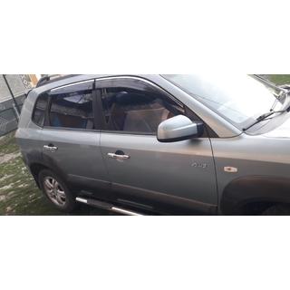 Dörrhandtagskåpor (4 st, rostfritt stål) Hyundai Tucson JM 2004– foto 1
