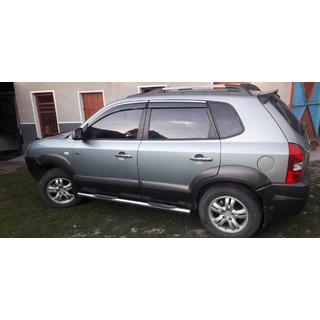 Dörrhandtagskåpor (4 st, rostfritt stål) Hyundai Tucson JM 2004– foto 3