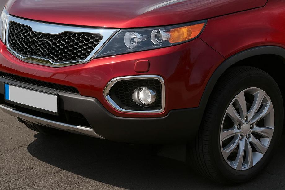 Kia Sorento II XM 2009–2014 Dimljusramar 2010-2013 (2 st, rostfritt stål) Image