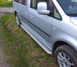 Volkswagen Caddy 2004–2010 Sidosteg Premium (2 st, rostfritt) Standardfäste, Ø60 foto 1