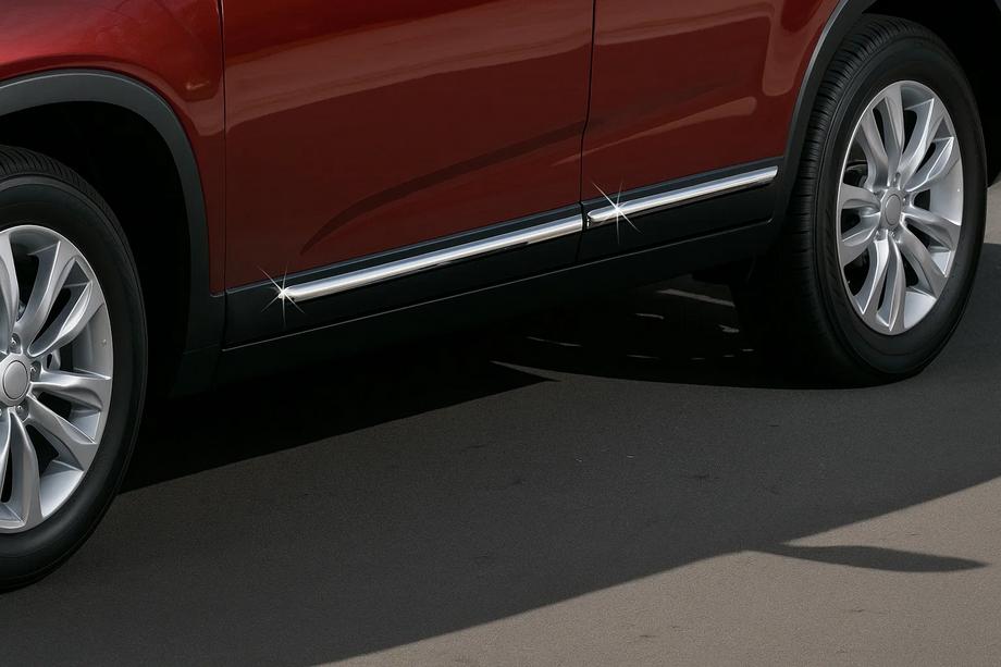 Kia Sorento II XM 2009–2014 Kåpor till dörrlist (4 st, rostfritt stål) Image