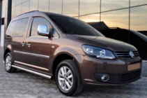 Volkswagen Caddy 2004–2010 Sidorör BB001 (2 st, rostfritt stål) foto 1