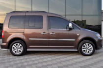 Volkswagen Caddy 2004–2010 Sidorör BB001 (2 st, rostfritt stål) foto 2