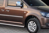 Volkswagen Caddy 2004–2010 Sidorör BB001 (2 st, rostfritt stål) foto 6