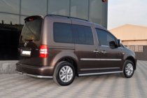 Volkswagen Caddy 2010–2015 Sidorör BB001 (2 st, rostfritt stål) foto 3