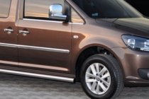 Volkswagen Caddy 2010–2015 Sidorör BB001 (2 st, rostfritt stål) foto 6