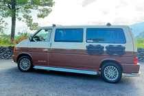 Volkswagen T4 Transporter 1990–2003 Dörrhandtagsskydd (7 delar, stål) OmsaLine – italienskt rostfritt stål foto 6