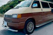 Volkswagen T4 Transporter 1990–2003 Dörrhandtagsskydd (7 delar, stål) OmsaLine – italienskt rostfritt stål foto 7