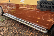 Volkswagen T4 Transporter 1990–2003 Sidosteg Premium (2 st, rostfritt) Lång hjulbas, 60 mm foto 9