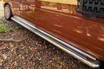 Volkswagen T4 Transporter 1990–2003 Sidosteg Premium (2 st, rostfritt) Lång hjulbas, 60 mm foto 1
