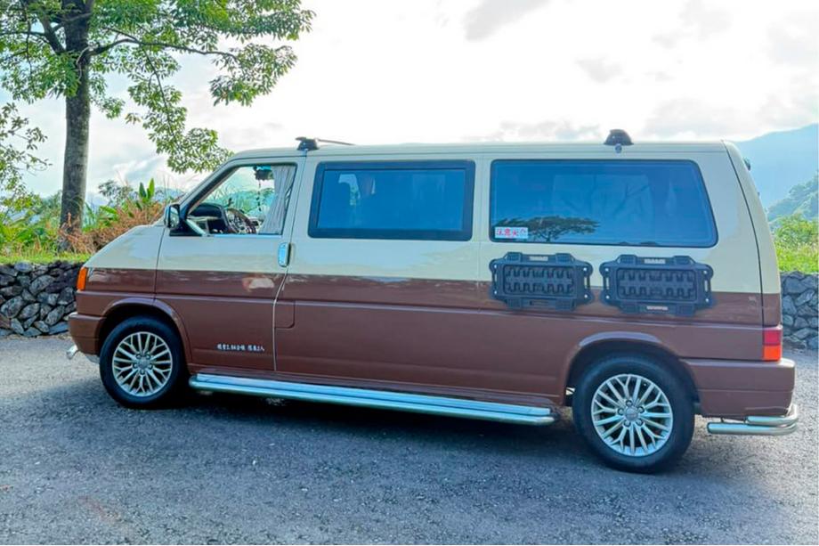 Volkswagen T4 Caravelle/Multivan 1990–2003 Kromade dörrhandtagskåpor (7 delar, rostfritt stål) OmsaLine – italienskt rostfritt stål Foto 6