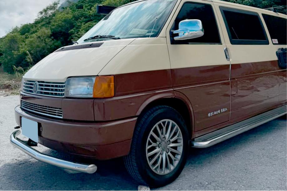 Volkswagen T4 Caravelle/Multivan 1990–2003 Kromade dörrhandtagskåpor (7 delar, rostfritt stål) OmsaLine – italienskt rostfritt stål Foto 7