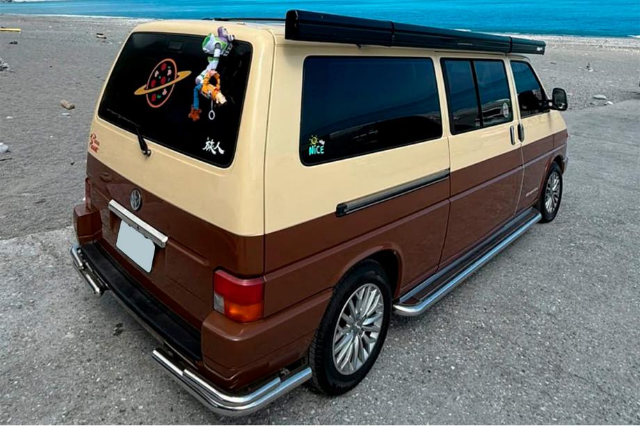 Volkswagen T4 Caravelle/Multivan 1990–2003 Kromade dörrhandtagskåpor (7 delar, rostfritt stål) OmsaLine – italienskt rostfritt stål Foto 9