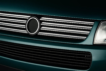 Volkswagen T4 Caravelle/Multivan 1990–2003 Grillister Kosою капот (8 st, rostfritt stål) foto 1