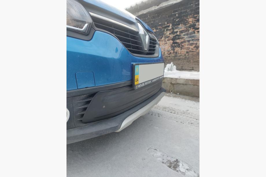 Renault Sandero 2013–2022 Vintertäckning nedre grill (2013-2017) Blank Foto 5
