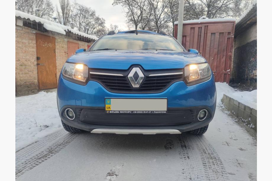 Renault Sandero 2013–2022 Vintertäckning nedre grill (2013-2017) Blank Foto 6