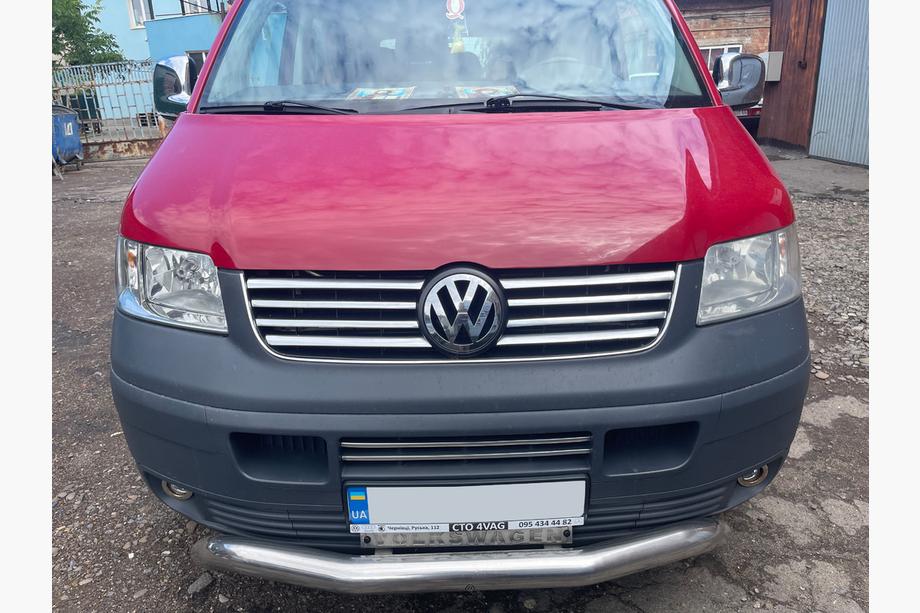 Volkswagen T5 Transporter 2003–2010 Grillister (8 lister, rostfritt stål) Foto 3