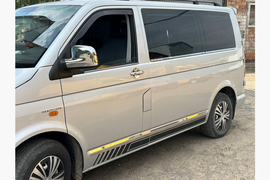 Volkswagen T5 Transporter 2003–2010 Fönsterlister (2 st, rostfritt stål) OmsaLine – italienskt rostfritt stål Foto 4