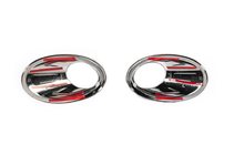 Nissan Qashqai 2010–2014 Dimljusramar med urtag (2 st, plast) foto 7