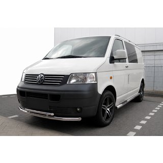 Främre frontbåge ST014 (rostfritt) Volkswagen T5 Transporter 2003–2010 foto 1