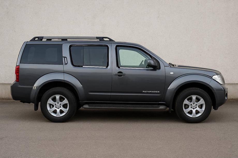 Nissan Pathfinder R51 2005–2014 Fönsterlister (4 st, rostfritt) OmsaLine – italienskt rostfritt stål Image