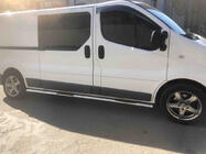 Nissan Primastar 2002–2014 Sidorör (2 st, rostfritt stål) 60 mm, lång hjulbas foto 4