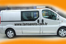 Nissan Primastar 2002–2014 Sidorör (2 st, rostfritt stål) 60 mm, lång hjulbas foto 5