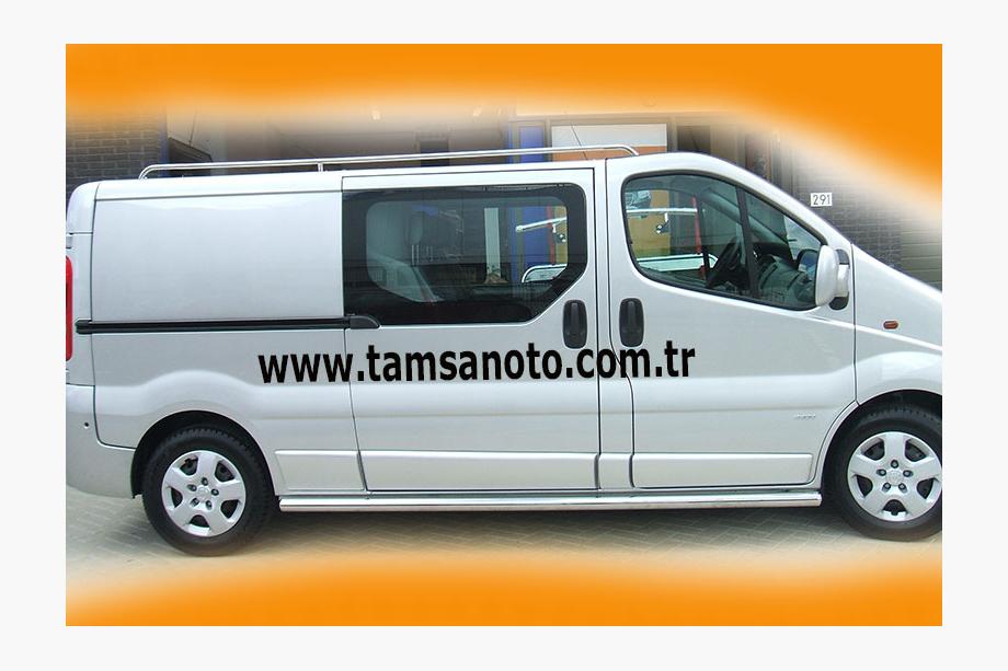 Nissan Primastar 2002–2014 Sidorör (2 st, rostfritt stål) 70 mm, kort hjulbas Foto 5