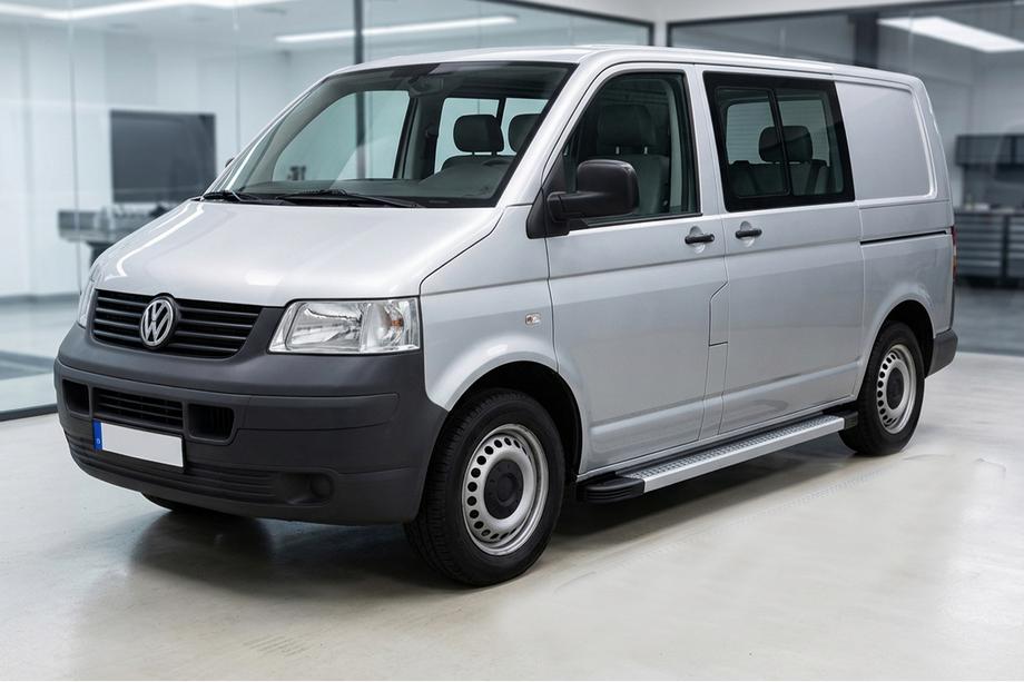 Volkswagen T5 Transporter 2003–2010 Sidosteg Maya V2 (2 st, aluminium) Kort hjulbas Image