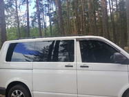 Volkswagen T5 Caravelle 2004–2010 Svarta takrails foto 20