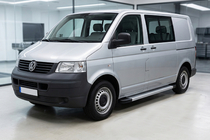 Volkswagen T5 Caravelle 2004–2010 Sidosteg Maya V2 (2 st, aluminium) Lång hjulbas foto 1