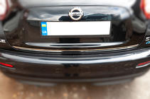 Nissan Juke 2010–2019 Kromlist till baklucka (rostfritt stål) OmsaLine – italienskt rostfritt stål foto 3