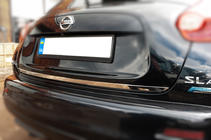 Nissan Juke 2010–2019 Kromlist till baklucka (rostfritt stål) OmsaLine – italienskt rostfritt stål foto 1